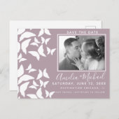 Mooie Mariposas witte blush foto Briefkaart (Voorkant / Achterkant)