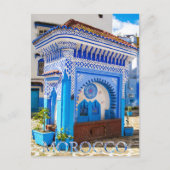 Mooie Marokkaanse Chefchaouen Blauwe Medina Briefkaart (Voorkant)