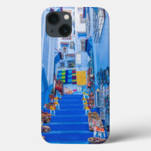 Mooie Marokkaanse City Paint iPhone Case