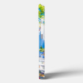 Mooie Marokkaanse City Paint iPhone Case (Achterkant / Links)