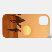 Mooie Marokkaanse City Paint iPhone Case (Achterkant (horizontaal))