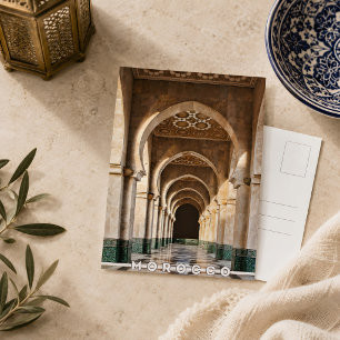 Mooie Marokkaanse Fes Medina-architectuur Briefkaart