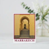 Mooie Marokkaanse Marrakech Medina architectuur Briefkaart (Staand voorkant)