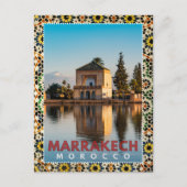 Mooie Marokkaanse Marrakech Menara architectuur Briefkaart (Voorkant)