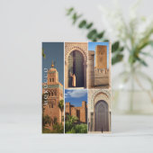 Mooie Marokkaanse Medina Architectuur Briefkaart (Staand voorkant)