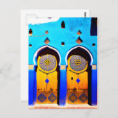 Mooie Marokkaanse Medina deur architectuur Briefkaart (Voorkant / Achterkant)