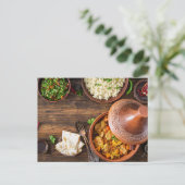 Mooie Marokkaanse Tajine Marokko eten Briefkaart (Staand voorkant)