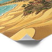 Mooie Maspalomas Gran Canaria Duinen Landschap Poster (Hoek)