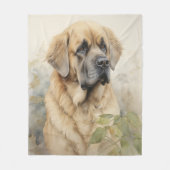 Mooie Mastiff Fleece Deken (Voorkant)