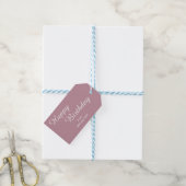 Mooie Mauve - roze verjaardagscadeau Labels Cadeaulabel (Met Touw)