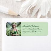 Mooie May Fairy in Lelies van de Vallei Etiket (Insitu)