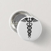 Mooie medische ronde button 3,2 cm (Voorkant /achterkant)