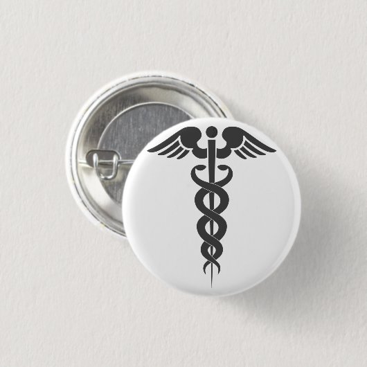 Mooie medische ronde button 3,2 cm (Voorkant /achterkant)