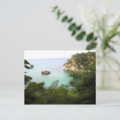 Mooie mediterrane Griekse eilanden van Hios. Briefkaart (Staand voorkant)