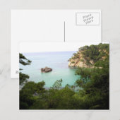 Mooie mediterrane Griekse eilanden van Hios. Briefkaart (Voorkant / Achterkant)