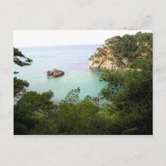 Mooie mediterrane Griekse eilanden van Hios. Briefkaart