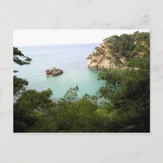 Mooie mediterrane Griekse eilanden van Hios. Briefkaart (Voorkant)
