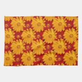 Mooie Medley van de Rode Gele Gele Vloeren Theedoek (Horizontaal)
