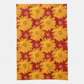 Mooie Medley van de Rode Gele Gele Vloeren Theedoek (Verticaal)