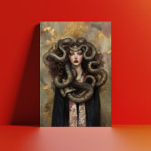 Mooie Medusa - Griekse Art Nouveau Portret 02 Briefkaart