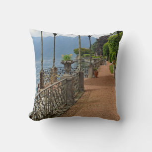 Mooie meer van Como Italië tuin terras Kussen