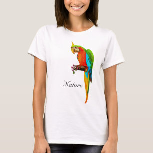 Mooie Meerkleurige Ara Vogel T-Shirt