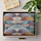 Mooie meerkleurige ijskristallen veren tissuepapier (Geschenk)