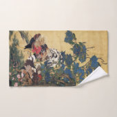 Mooie, meerkleurige roest en hoen bad handdoek (Handdoek)