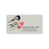 Mooie Mees Waterverf Kunst Label (Voorkant)