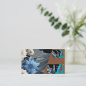 Mooie Mehendi Kunst Design  Visitekaartje (Staand voorkant)