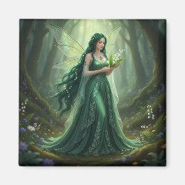 Mooie mei Emerald Fairy Magneet