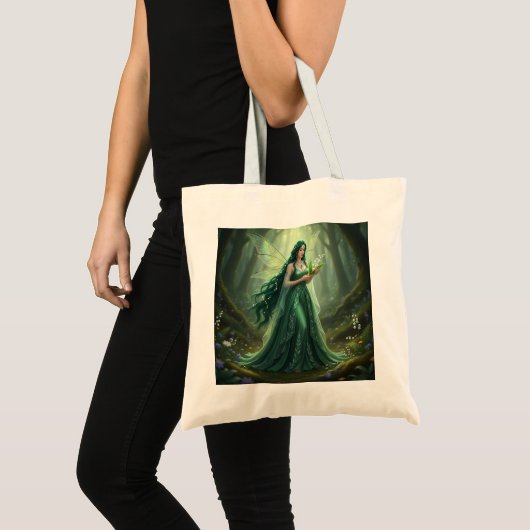 Mooie mei Emerald Fairy Tote Bag (Voorkant (product))