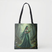 Mooie mei Emerald Fairy Tote Bag (Voorkant)
