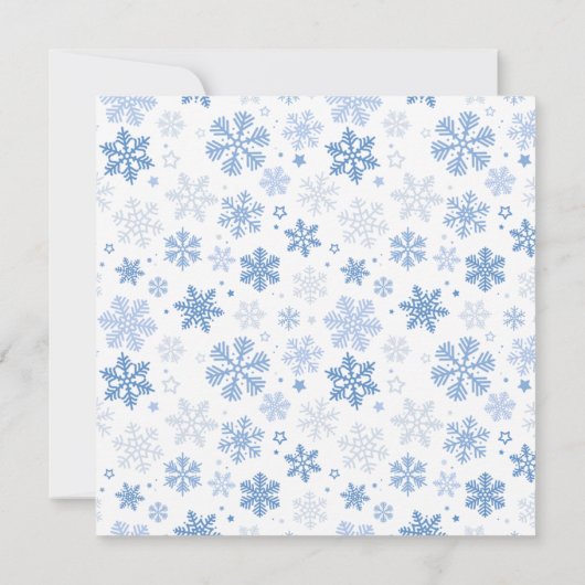 Mooie meid heeft een goede winter kaart (Achterkant)