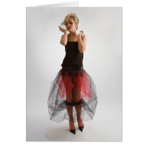 Mooie meid in een doofhandige rok