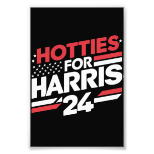 Mooie Meiden Voor Harris 24 Foto Afdruk