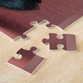 Mooie Meisje dat Gitaar Speelt Legpuzzel (Zijkant)
