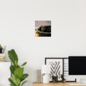Mooie Meisje Indigo CB Poster (Thuiskantoor)