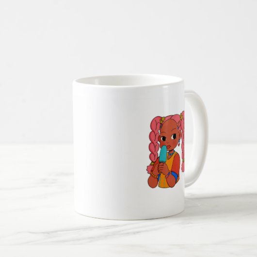 Mooie meisje koffie Mok - Perfect voor uw dagelijk (Voorkant rechts)