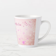 Mooie Meisje Latte Koffiemok | Roze Vrouwelijk Cad