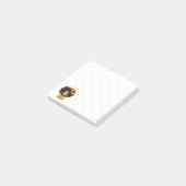 Mooie Meisje met Zonnebloem Post-it Notities Post-it® Notes (Schuin)