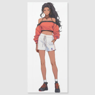 Mooie meisje sport anime