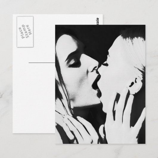 Mooie meisjes briefkaart (Voorkant / Achterkant)