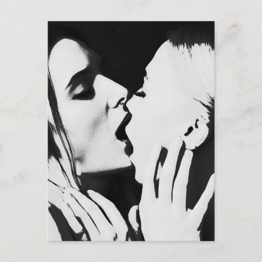 Mooie meisjes briefkaart (Voorkant)