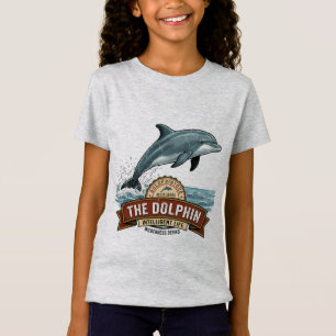 Mooie Meisjes Dolfijn Sterren Grafische T-Shirt