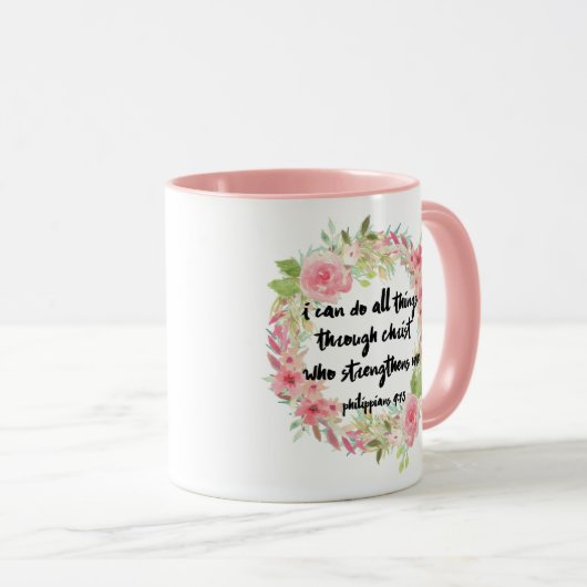 Mooie meisjes Filippijnen 4:13 Roze Mok (Voorkant rechts)