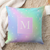 Mooie meisjes gepersonaliseerde monogram initiaal kussen (Deken)