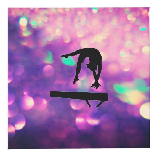 Mooie meisjes gymnastiek kubus 