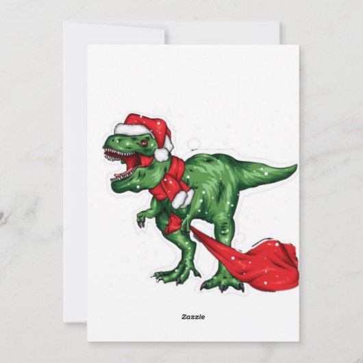 Mooie meisjes kerstkaart met vlak ontwerp (Achterkant)