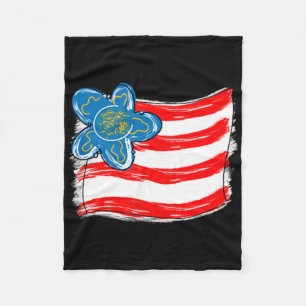 Mooie Meisjes Stemmen Republikeins Grappig Conserv Fleece Deken
